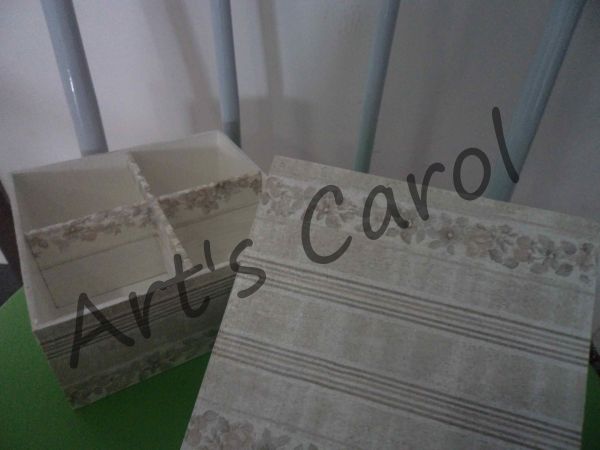CAIXAS EM MFD COM DECOUPAGEM