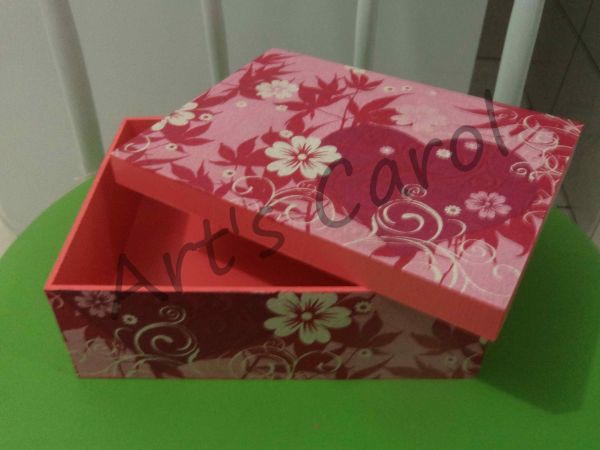 CAIXAS EM MFD COM DECOUPAGEM